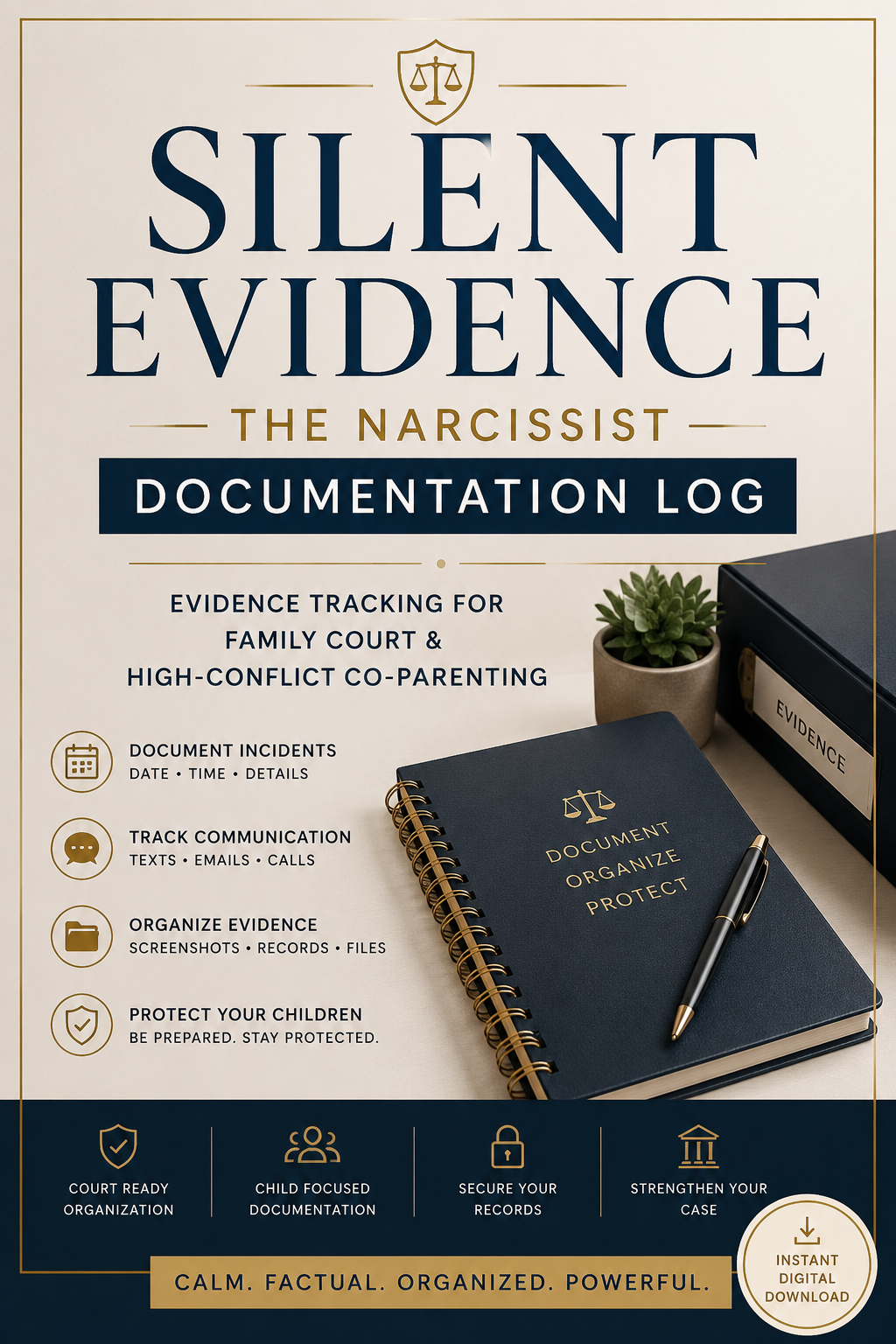 Silent Evidence : The Narcissist Documentation Log